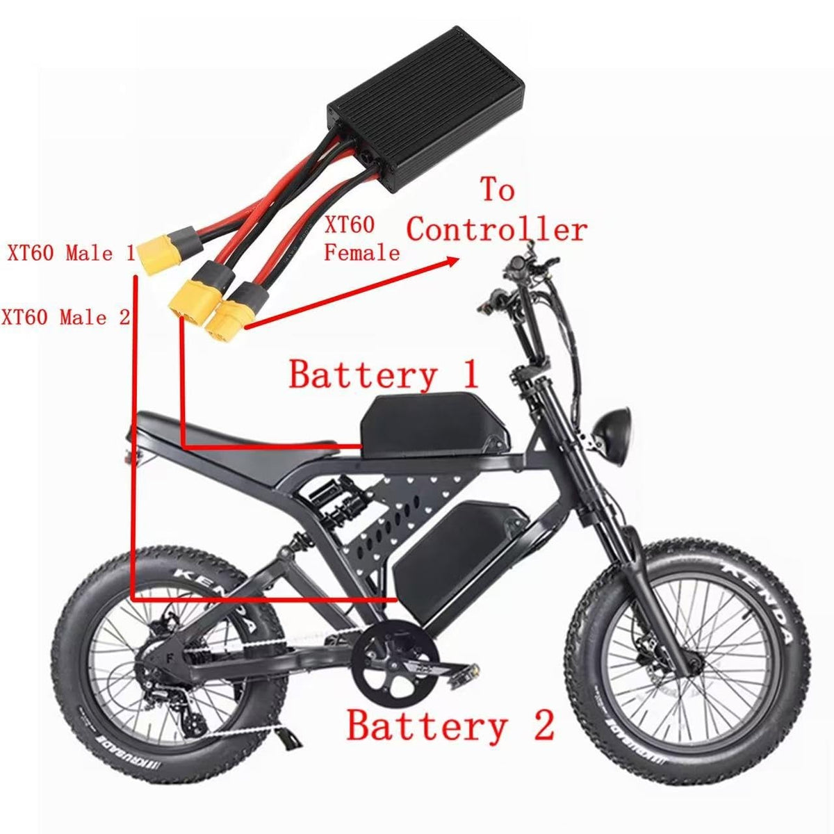 Dual Battery Balancer for 500W Electric Bike - 30A Discharge Converter