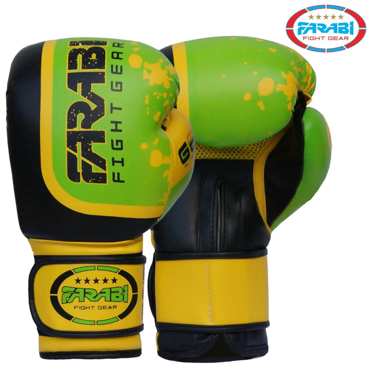 Leather Boxing Gloves Gel Padding Training Sparring MMA Gloves 10-16oz