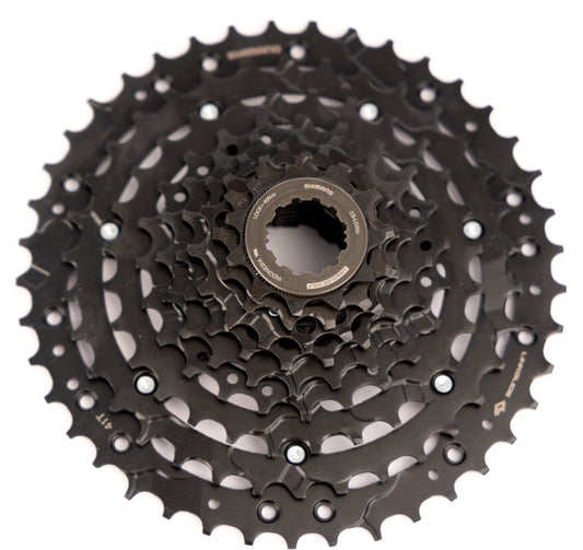 9-Speed E-Bike Cassette 11-41T LINKGLIDE Black - Durable Shimano Drivetrain