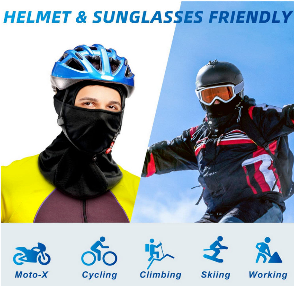 UV Protection Full Face Mask Balaclava for Ski Cycling Running Men Women