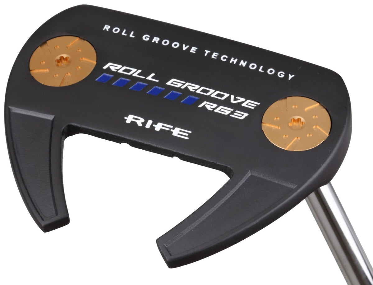 Rife Golf RH Winged Mallet Putter 35 Inch | Roll Groove Technology