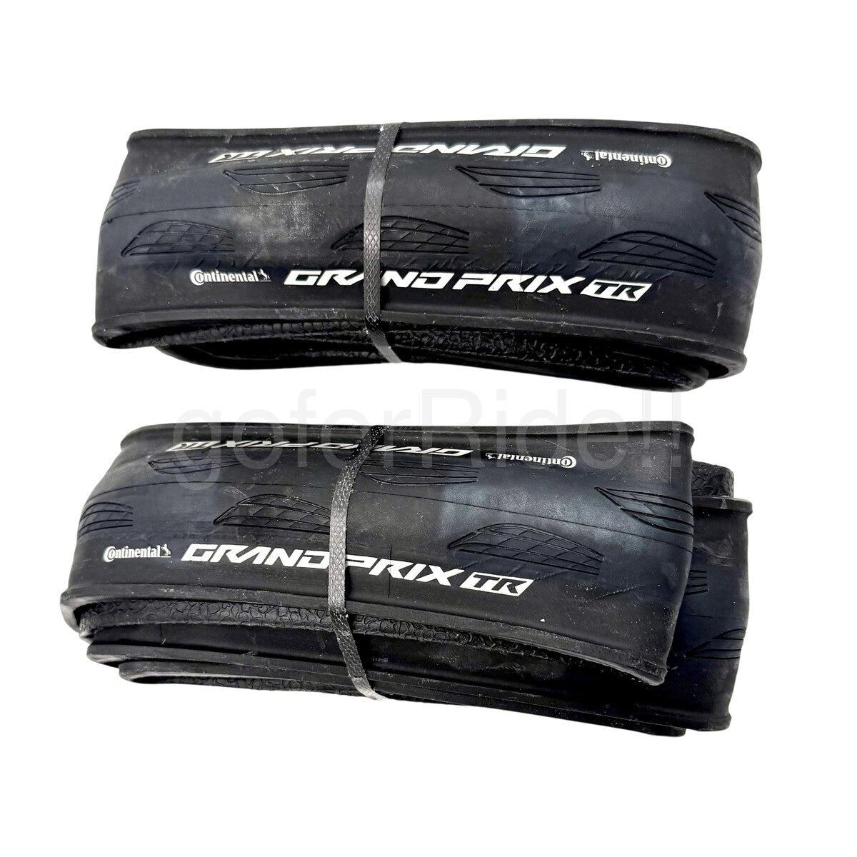 700x25C Tubeless Ready Road Bike Tires - Black, Pack of 2