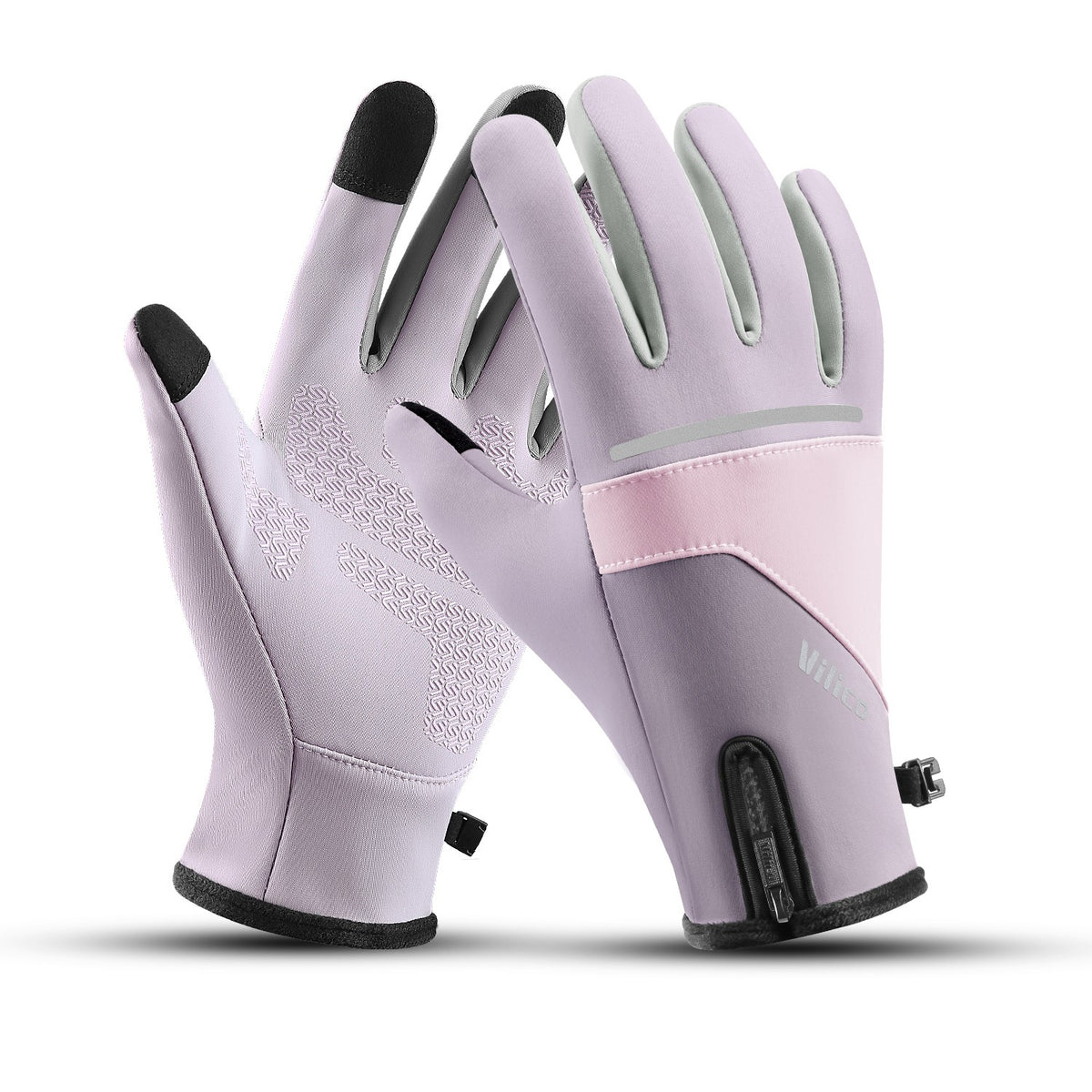 Winter Thermal Touchscreen Gloves with Non-Slip Grip for Running & Driving