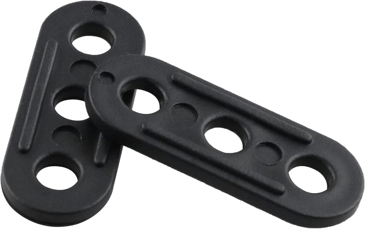 30pcs Tent Rope Buckle Fasteners Plastic Cord Tensioners for Camping and Hiking