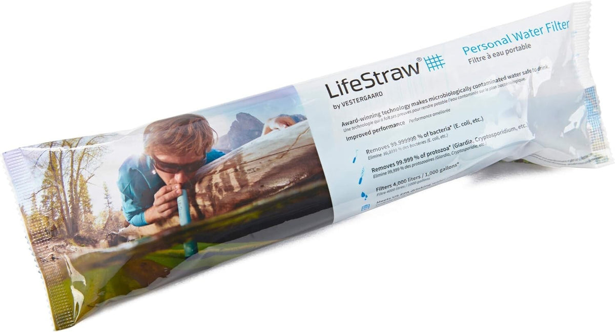LifeStraw Personal Water Filter for Hiking Camping Travel Emergency