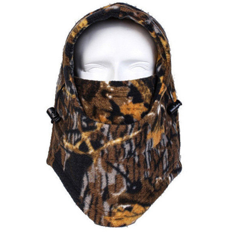 Cold Weather Balaclava Face Mask - Windproof Fleece Hood for Hunting Skiing