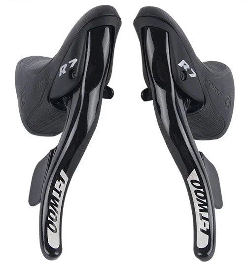 2x10 Speed Bike Shifter Levers with Cables - Front and Rear Cycling Components