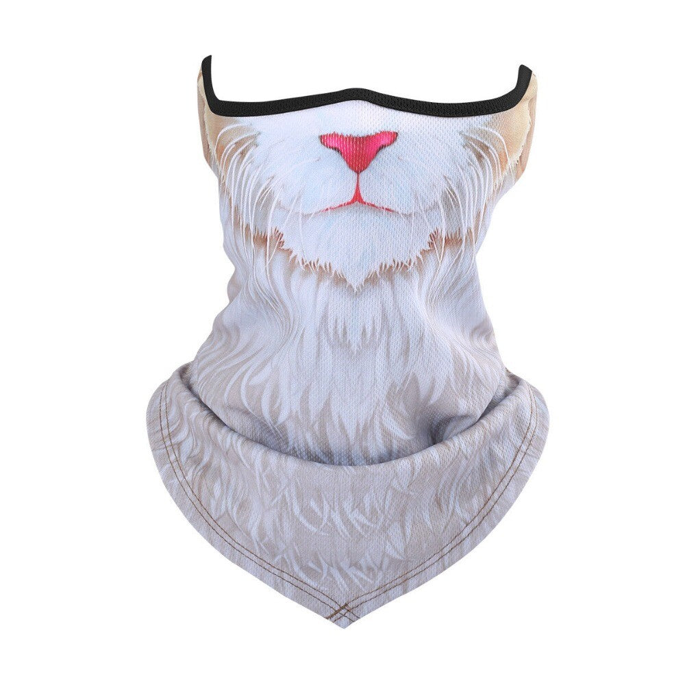 Unbranded Animal Print Face Cover Mask - Neck Gaiter for Outdoor Sports