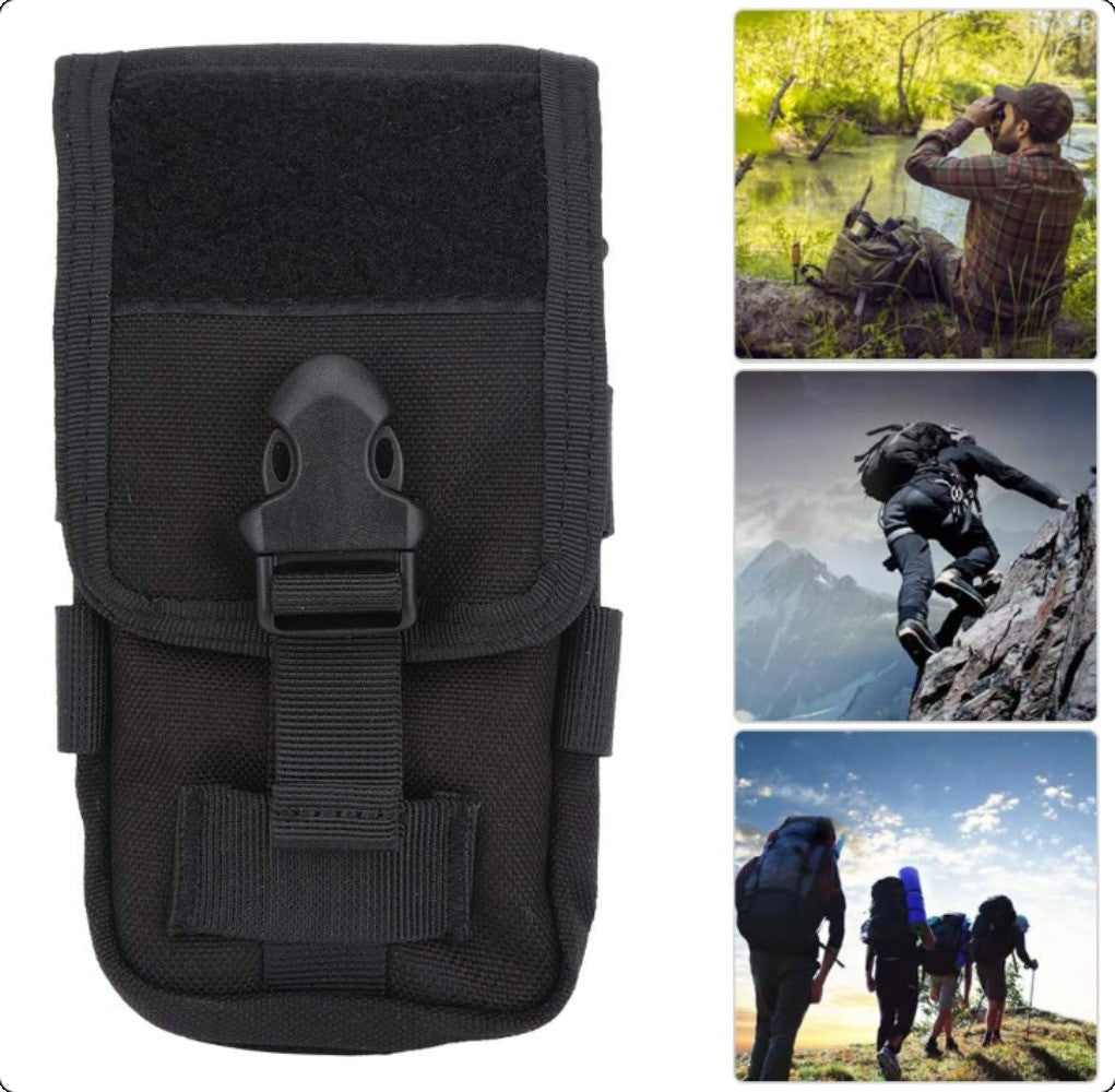 Tactical Molle Phone Pouch Waist Pack with Multi-Use Compartments