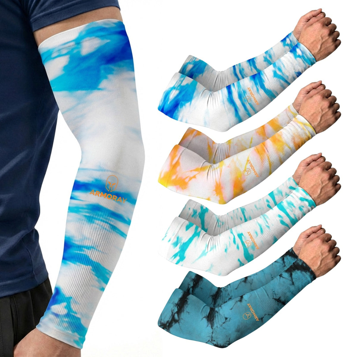 Tattoo Cover Up Arm Sleeves for Men & Women - UV Protection & Compression