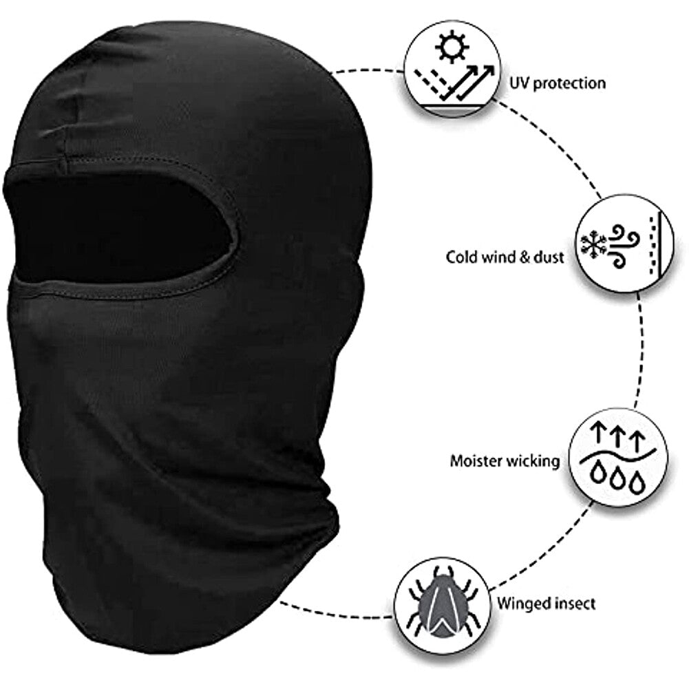 2PCS UV Protection Cycling Full Face Mask & Neck Gaiter - Sun Shield for Men Women