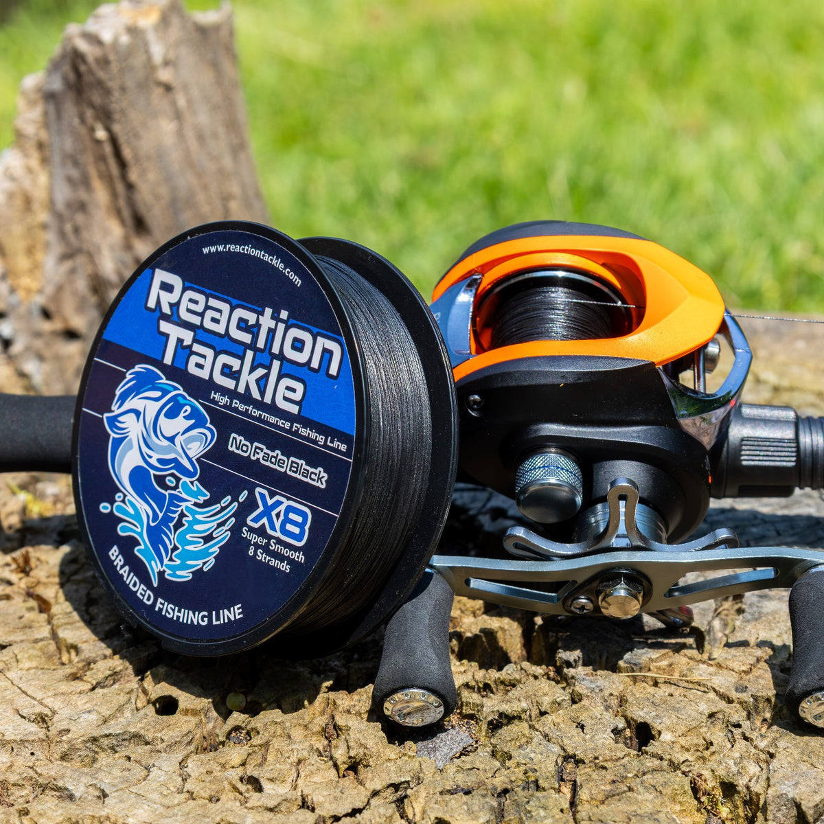 No-Fade Braided Fishing Line - 4 or 8 Strands, High Strength & Long Casting