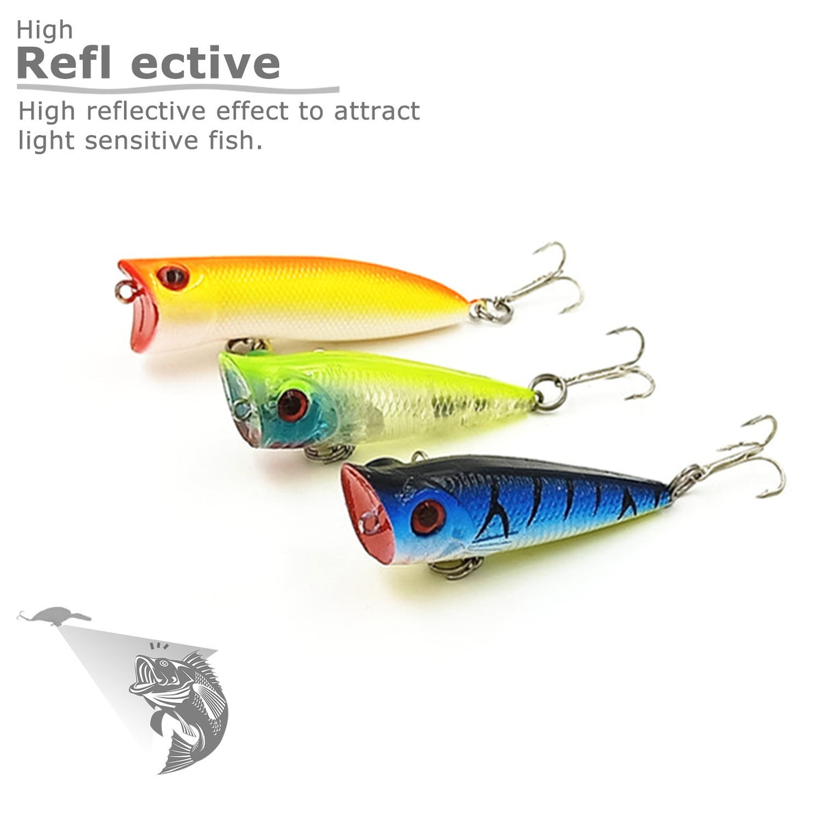 30PCS Fishing Lure Set with Crankbaits, Treble Hooks & Minnows