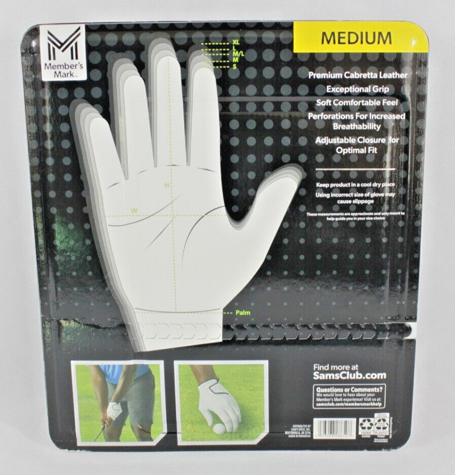 Premium Cabretta Leather Left Hand Golf Glove Set – Flexible, Moisture-Wicking, Durable