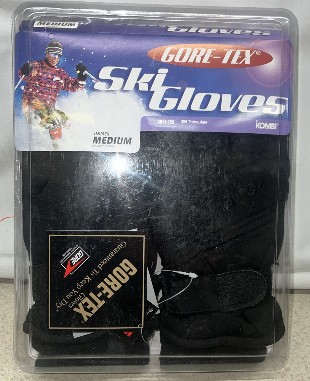 Unisex GORE-TEX Ski Gloves with Thinsulate Insulation - Medium