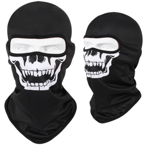 Unisex Skull Ski Mask Balaclava Ghost Bandana Full Face Mask for Outdoor Activities
