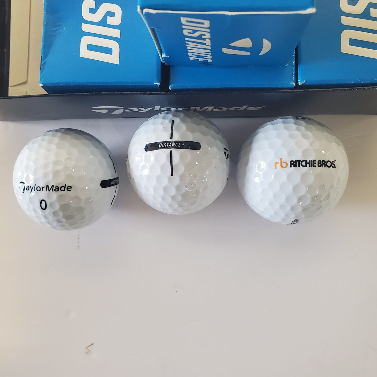 TaylorMade Distance Plus Golf Balls 12 Pack | New Premium Golf Balls