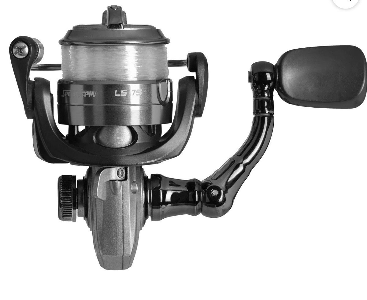 Lightweight Spinning Fishing Reel - Lew’s Lite Speed L575C LS75 Aluminum Graphite