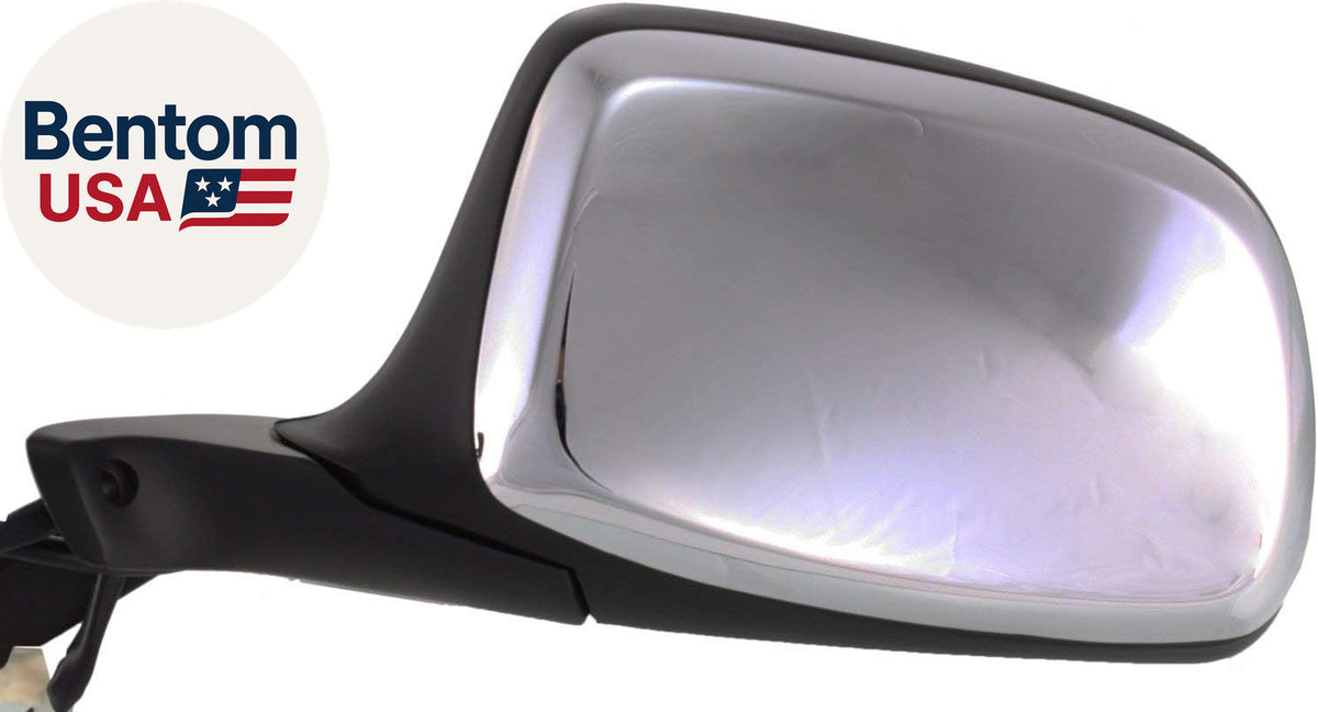 Power Door Mirrors for Ford F-150 F-250 F-350 Bronco 1992-1996 Chrome OE Replacement