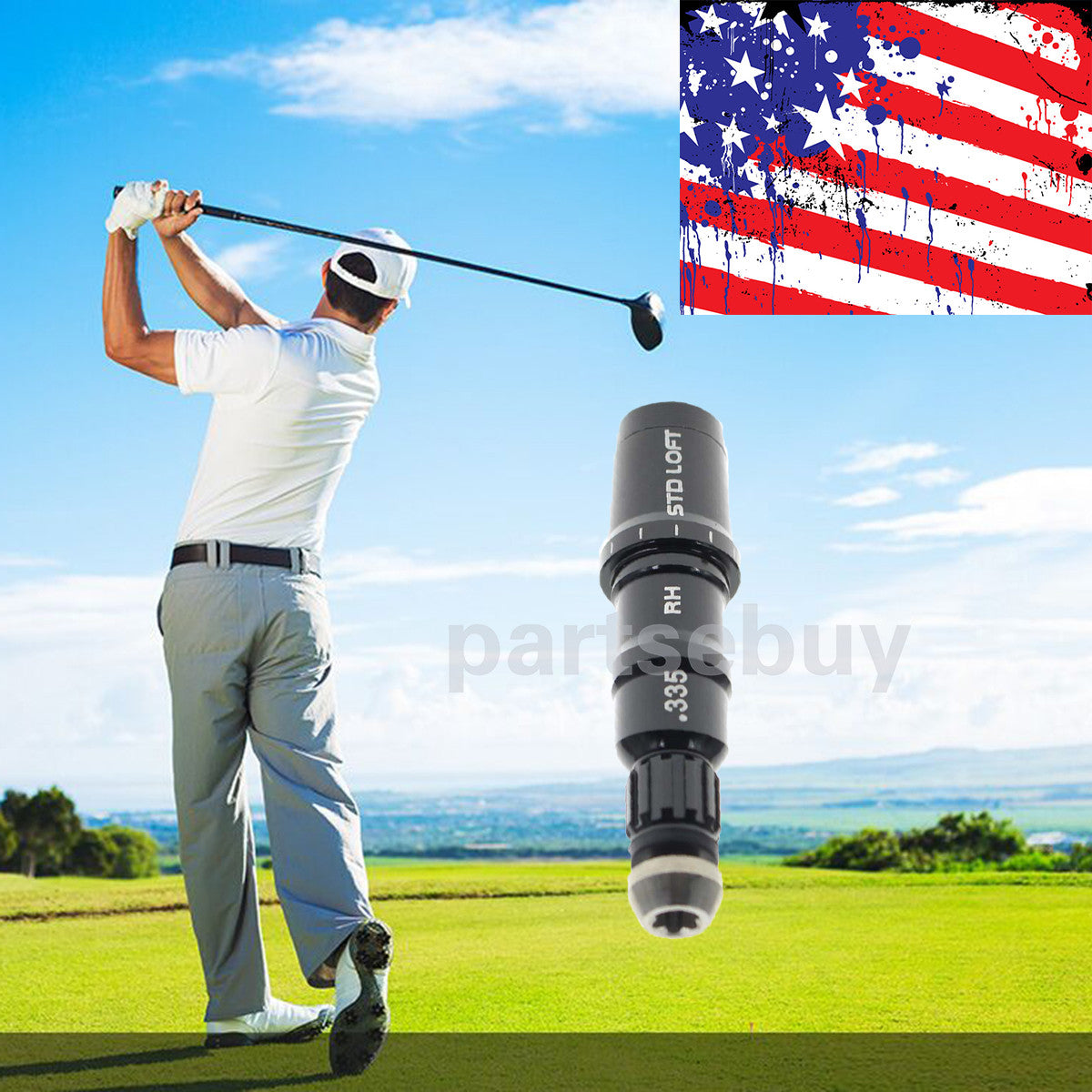 Golf Club Shaft Adapter Sleeve for TaylorMade M1 M2 R15 SLDR R1 Loft Adjustment