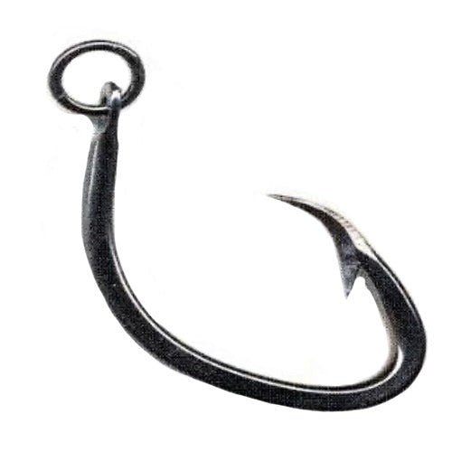 Heavy-Duty Inline Circle Fishing Hooks with Welded Rings - Multiple Sizes