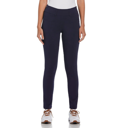 Women's Pull-On Golf Pants with Shaping Panel and Moisture-Wick Technology