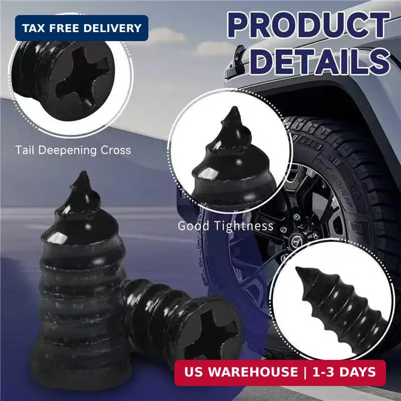 30 Pcs Tire Repair Screws Kit for Puncture Fixing in Cars Motorcycles