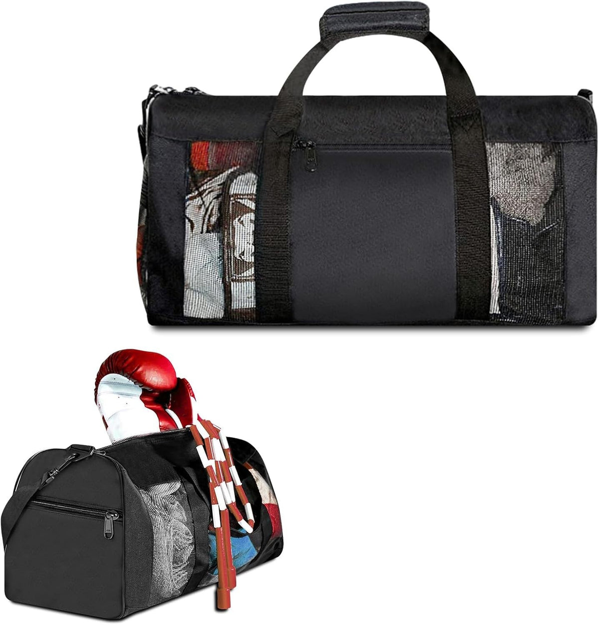Sports Duffle Bag for MMA, Karate & Travel - 20 x 10.5 Inches
