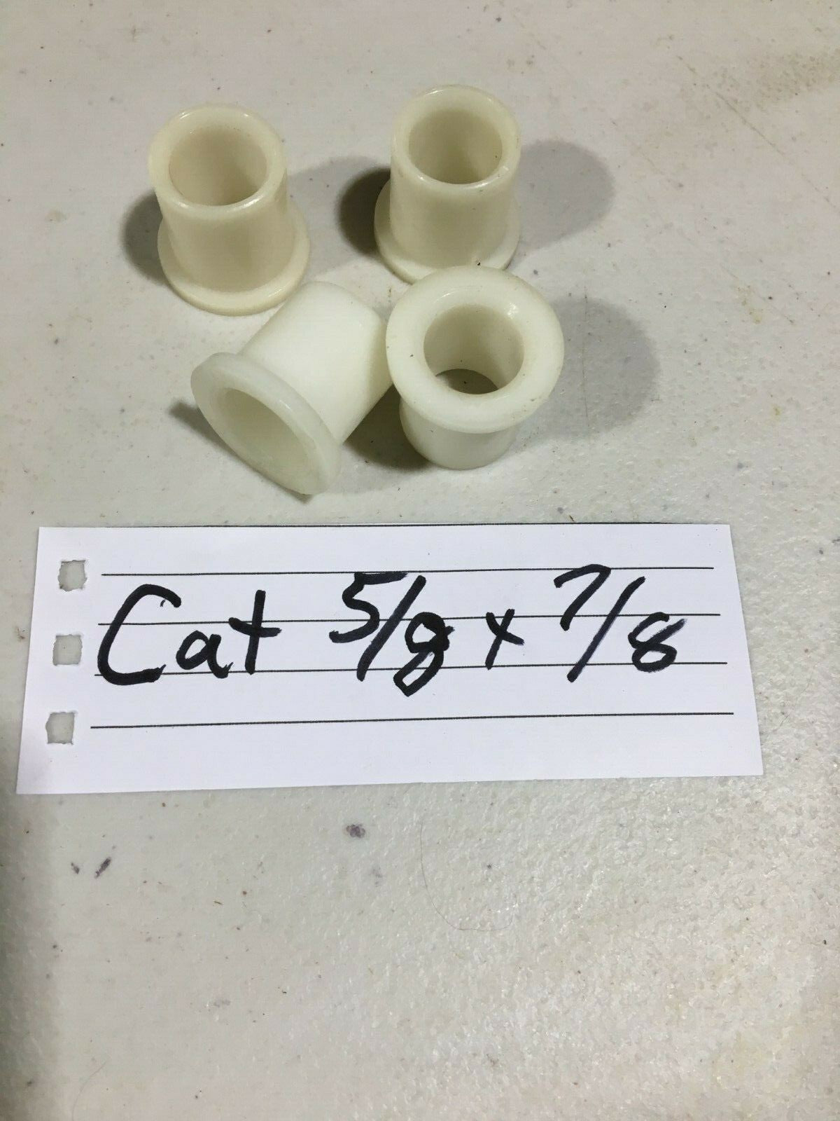 Snowmobile Spindle Bushings Set of 4 - 5/8 Inch Inner Diameter, 7/8 Inch Outer Diameter
