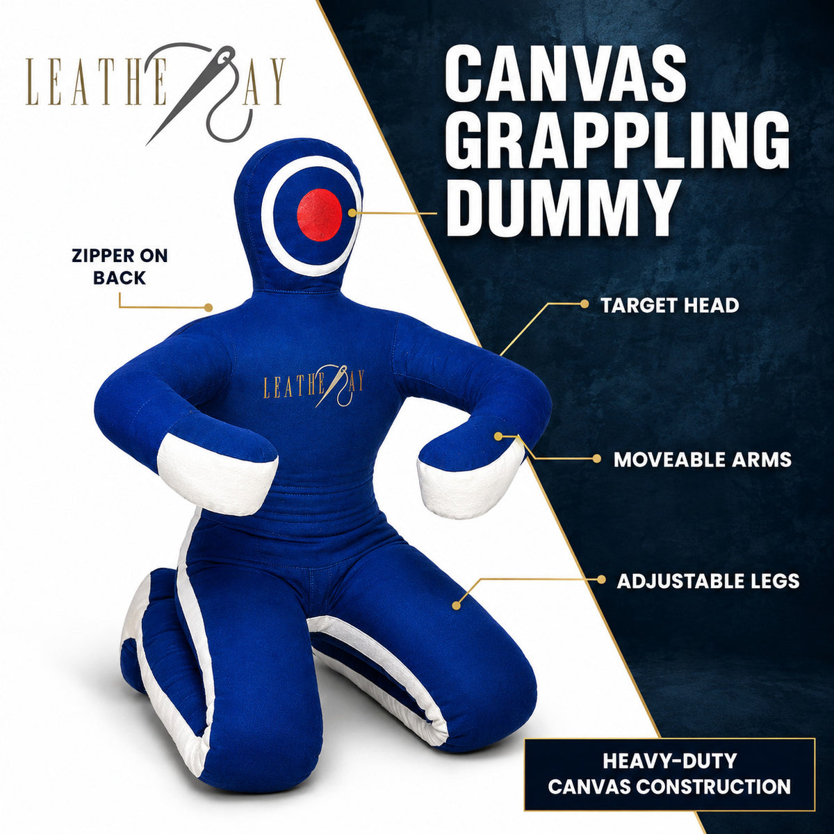 Grappling Dummy Boxing MMA Jiu Jitsu Training Dummy Unfilled Canvas