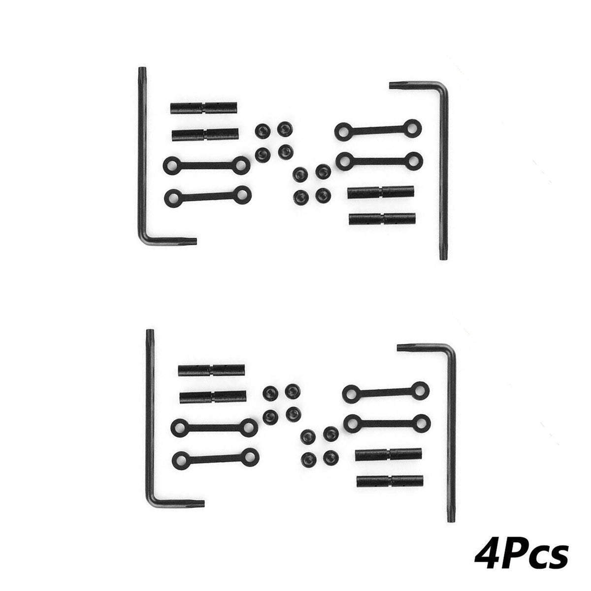 Anti-Walk Trigger Pins Kit for .154 Small Pinholes Rifle Mounts - Black