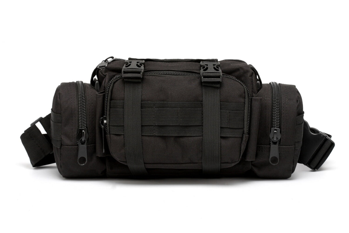 Military Waist Bag Molle Waterproof Fanny Pack Utility Pouch for Outdoor