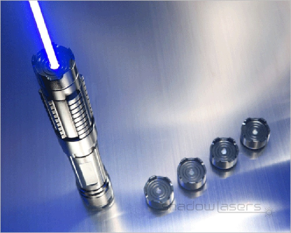 450nm Blue Laser Pointer 2000m Handheld Focusable Laser with Safety Goggles