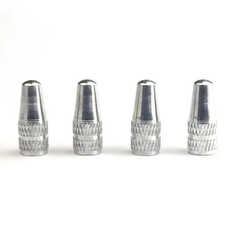 Aluminum Bicycle Valve Caps 4pcs - MTB Road Bike Dust Covers Cycling Accessories