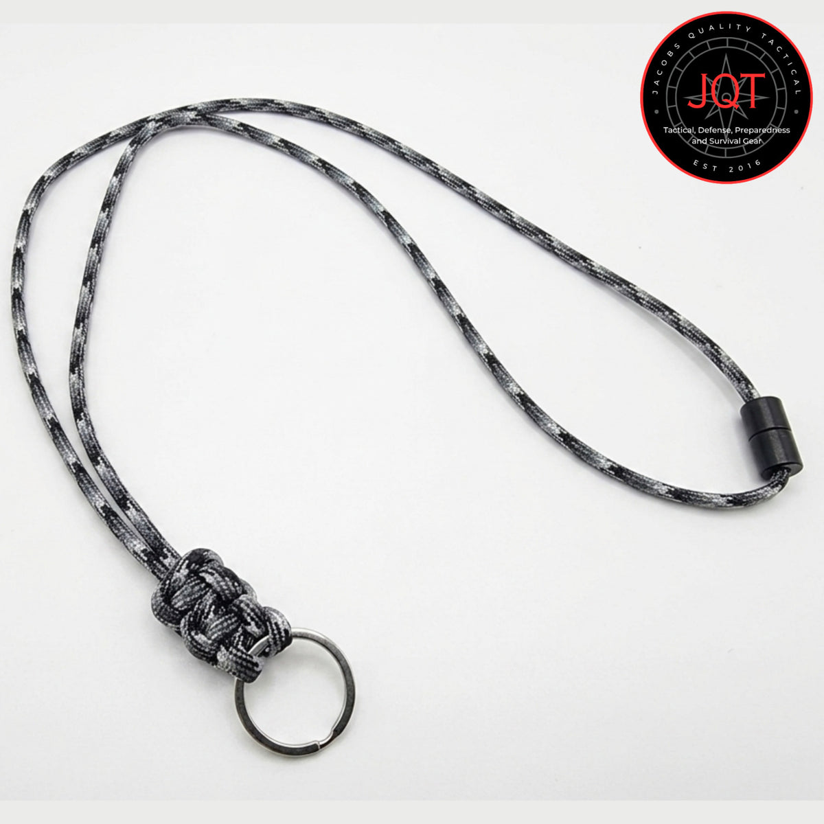 Paracord Neck Lanyard with Safety Breakaway for Keys, Badges, Tools