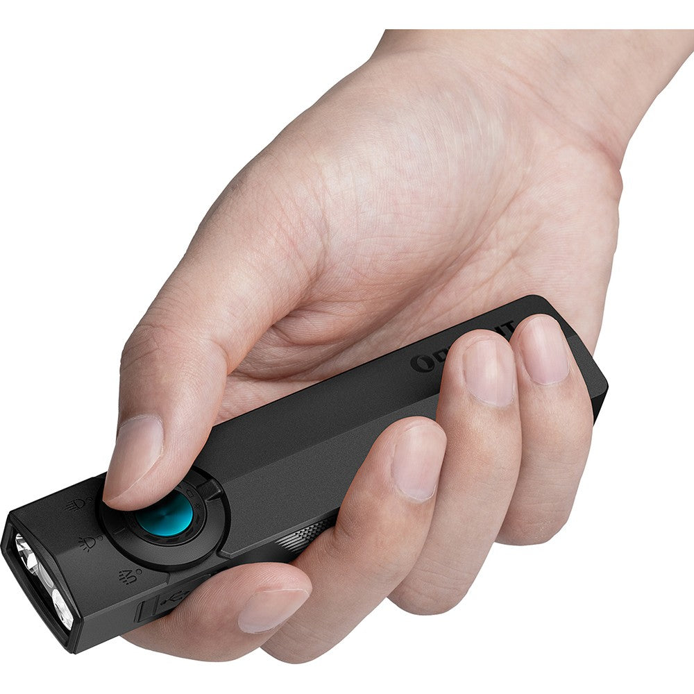EDC Flashlight 1500 Lumens 4-in-1 Flood Spot UV Laser Compact