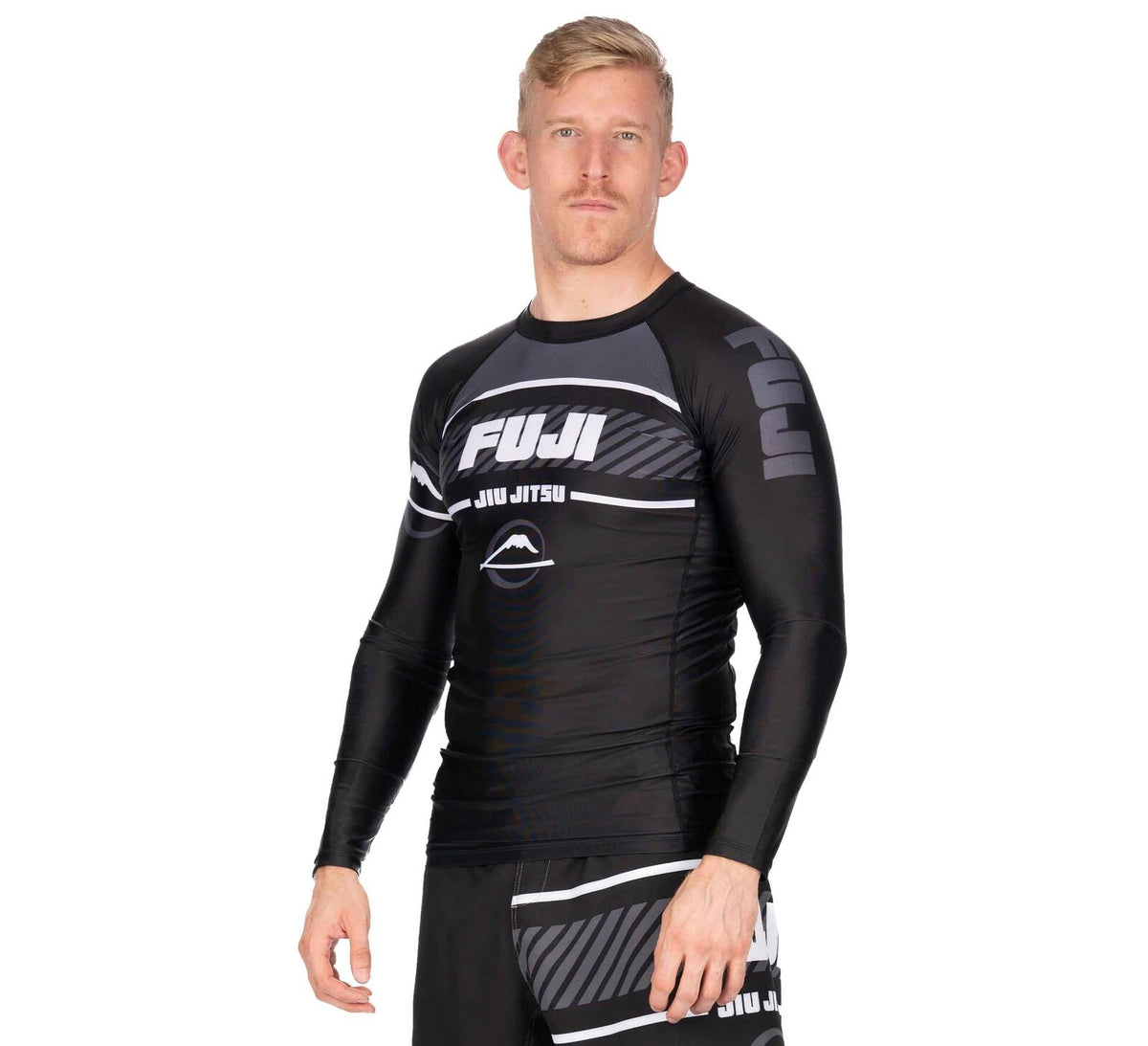 IBJJF Approved Long Sleeve Rashguard for BJJ & Jiu Jitsu Training - Black