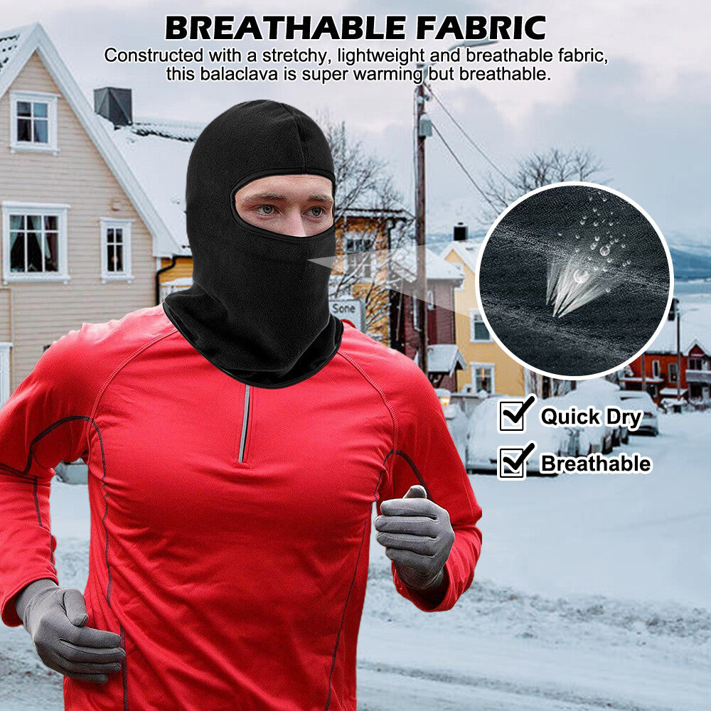 Winter Balaclava Ski Face Mask Windproof Fleece Neck Warmer for Cold Weather