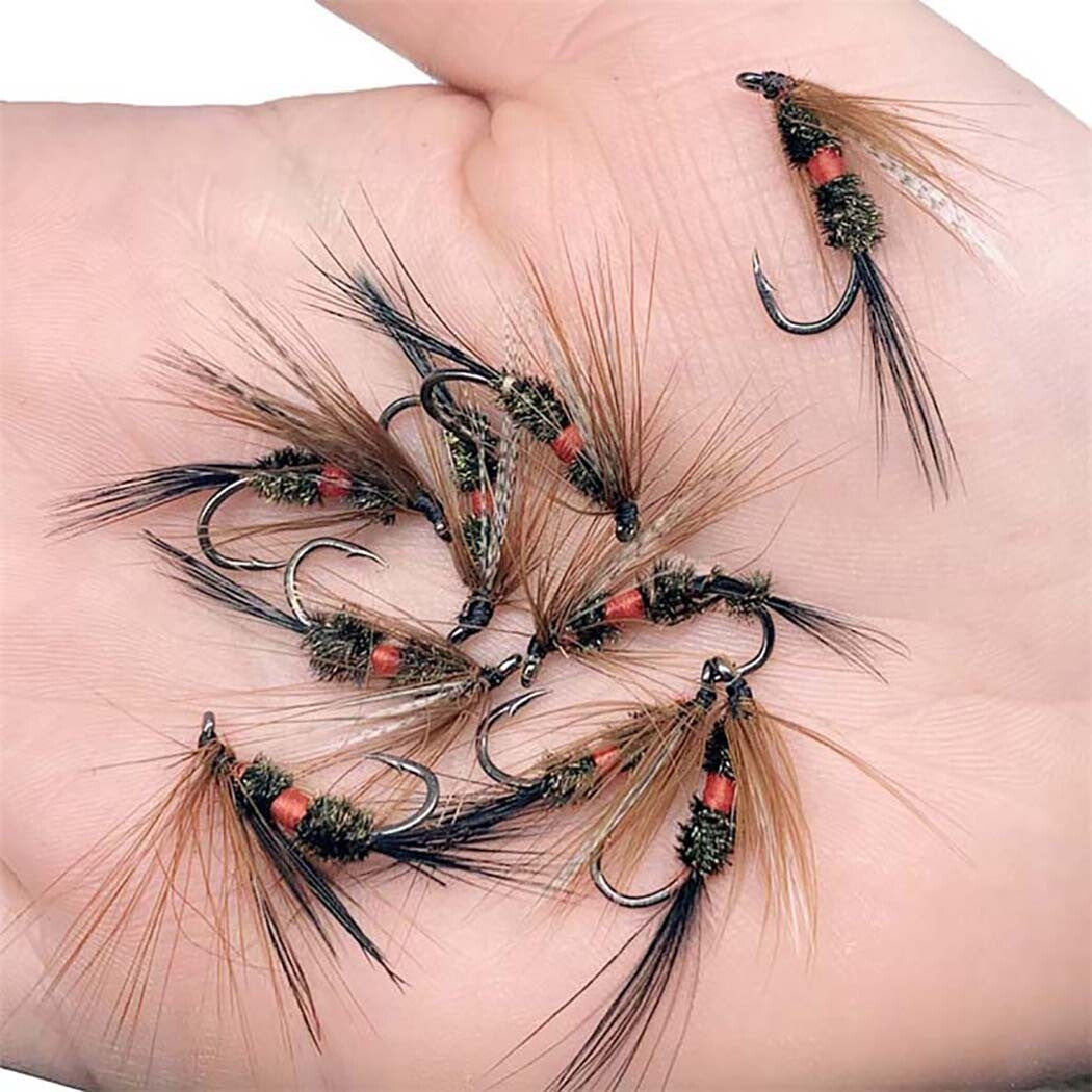 Fly Fishing Flies Collection Kit - Multiple Styles and Sizes for Trout & More