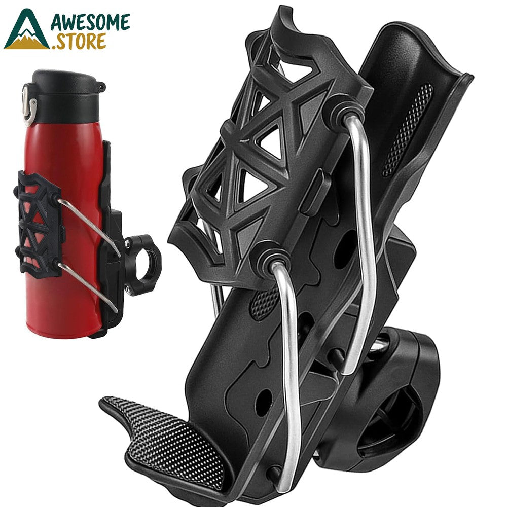 Universal Bicycle and Motorcycle Cup Holder - Adjustable & Weatherproof