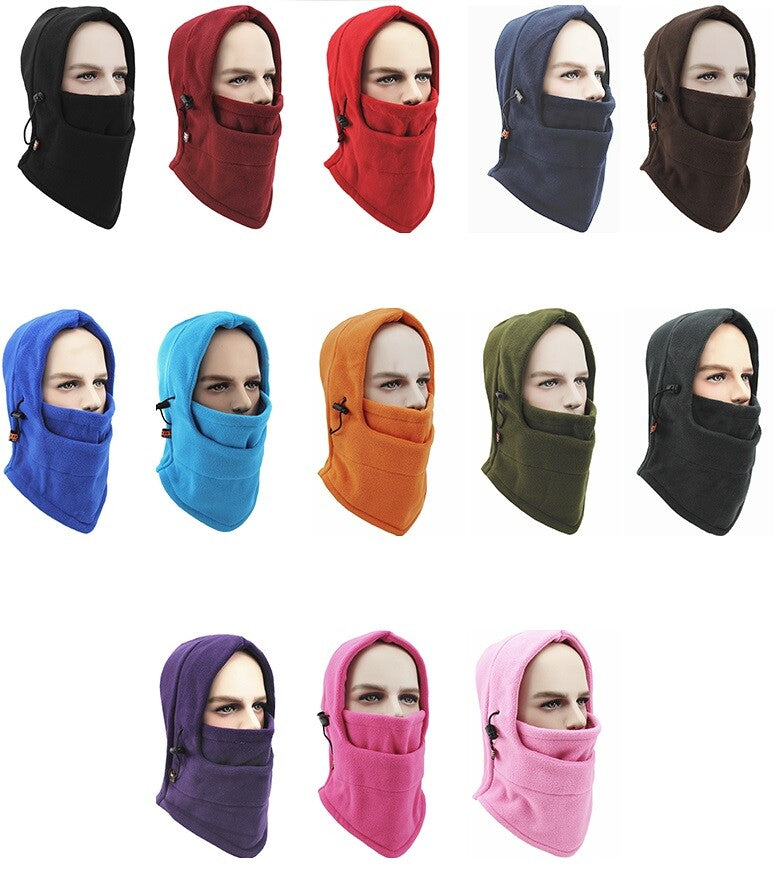 Unisex Fleece Balaclava Face Mask for Cold Weather Outdoor Sports