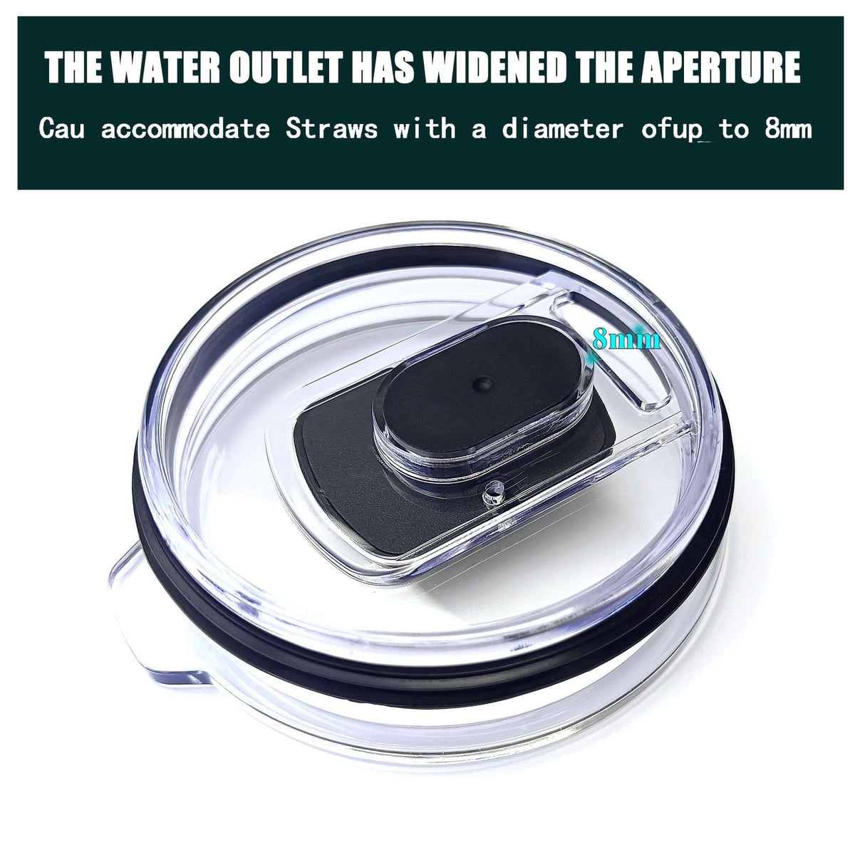 32 oz Replacement Lid for Yeti Tumbler Splash Resistant BPA-Free 2 Pack