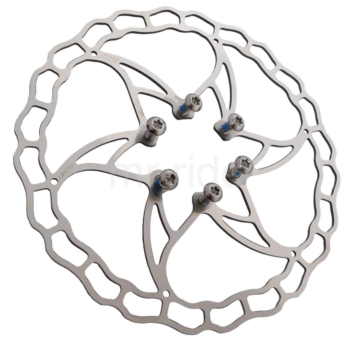 Lightweight 73g 160mm Bike Disc Brake Rotor - Stainless Steel, ASHIMA Ai2
