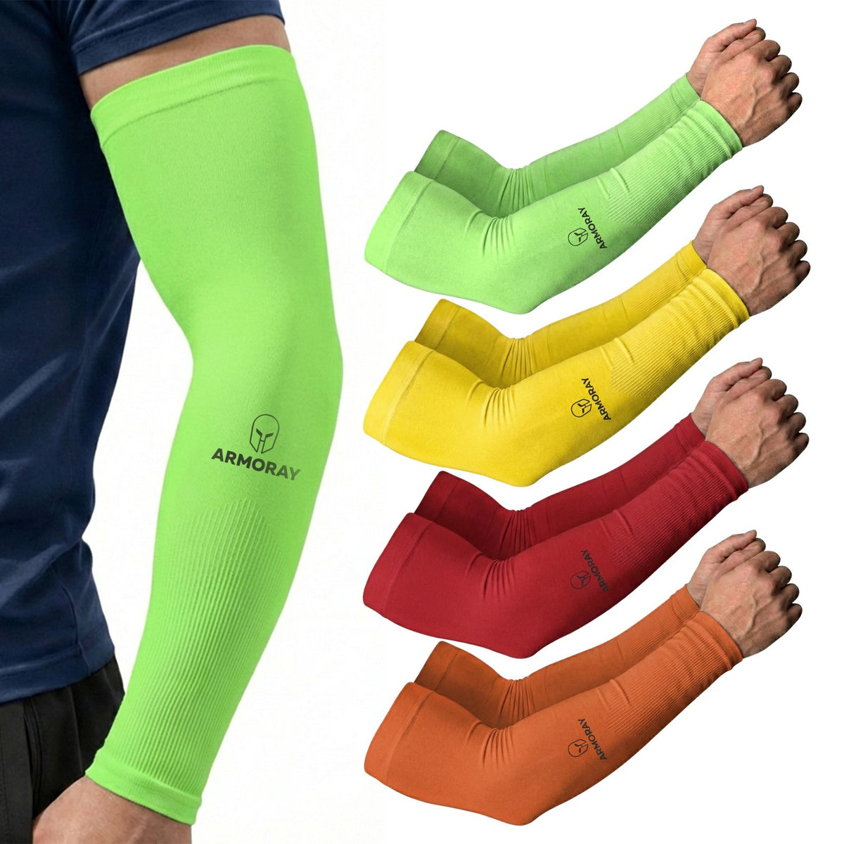 Tattoo Cover Up Arm Sleeves for Men & Women - UV Protection & Compression
