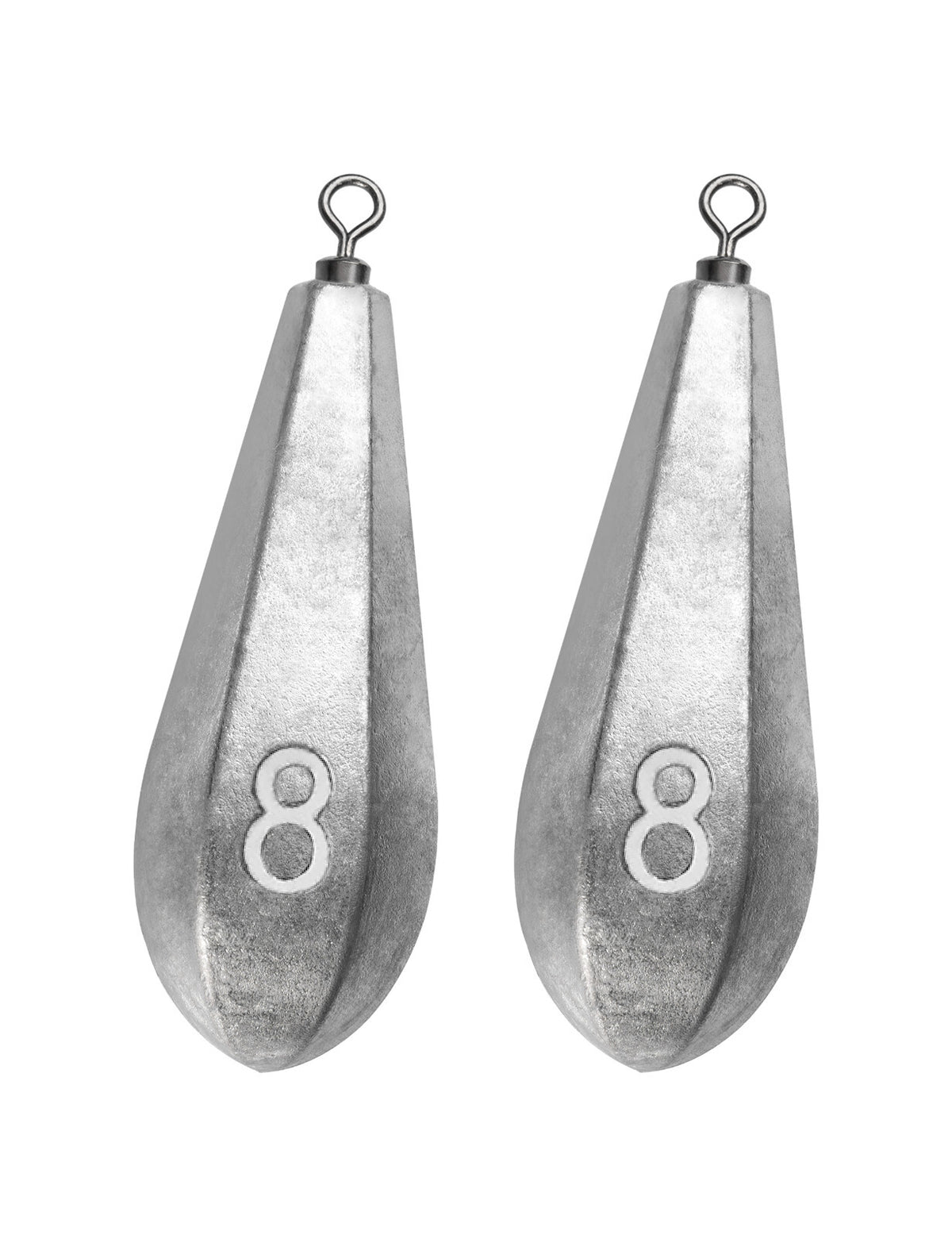 Saltwater Fishing Sinkers with Swivel for Deep Water Bottom Fishing - Multiple Sizes
