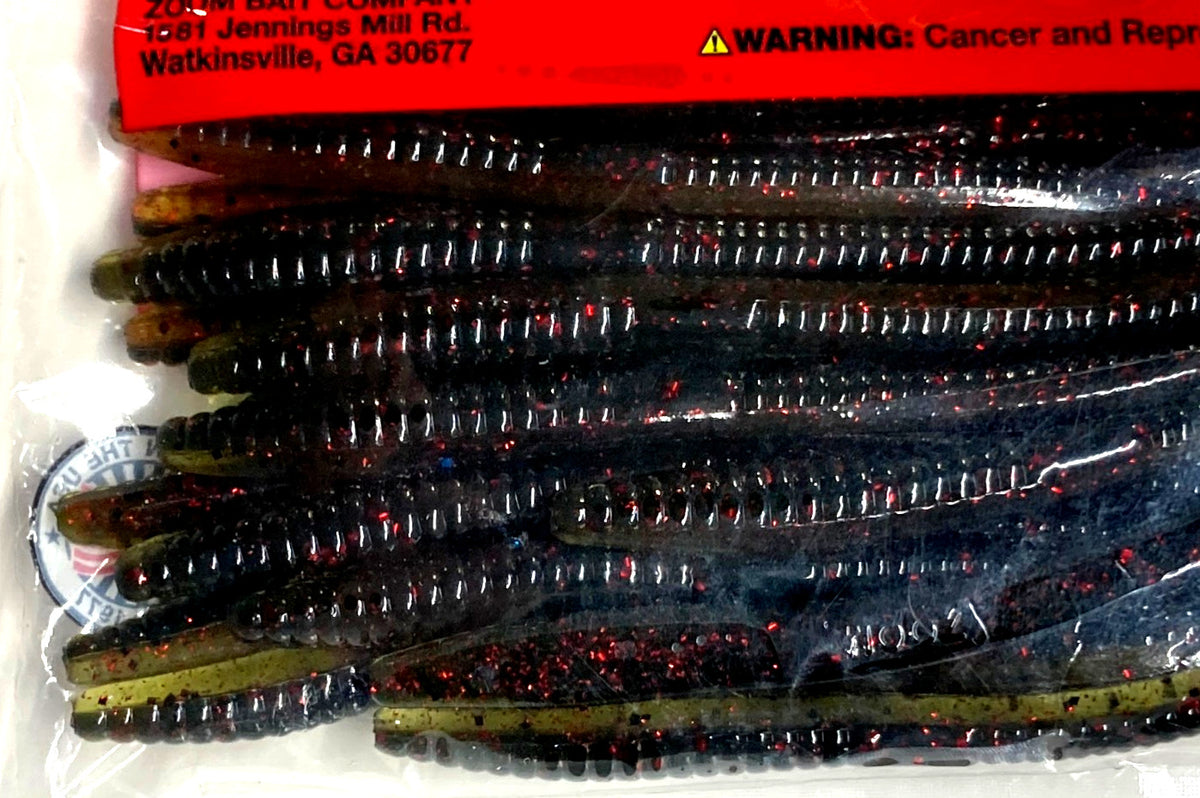 6-Inch Trick Worm Soft Plastic Bait for Fishing - 20 Count California 420