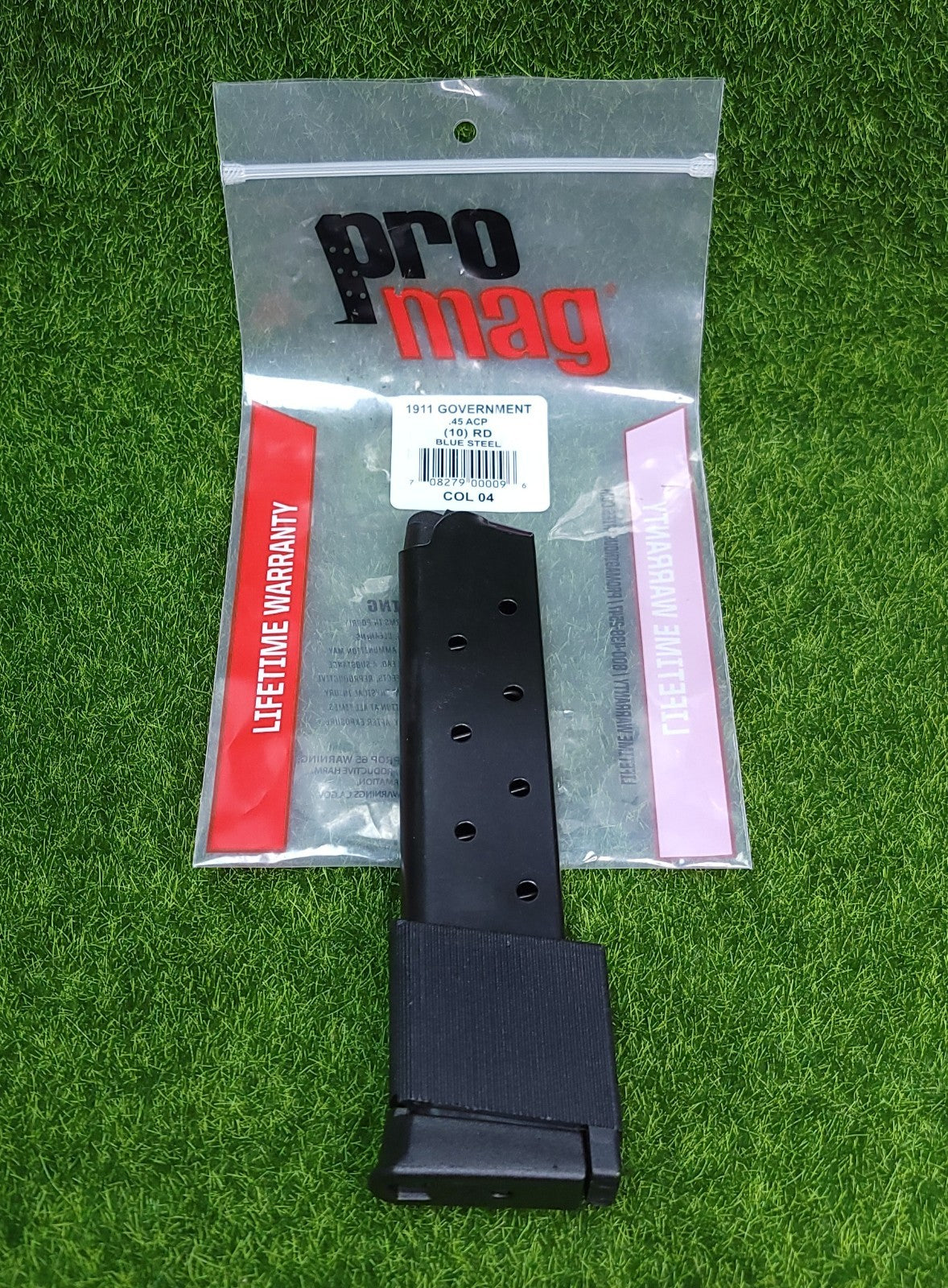 1911 Full Size .45 ACP Magazine 10 Rounds Blued Steel - COL 04