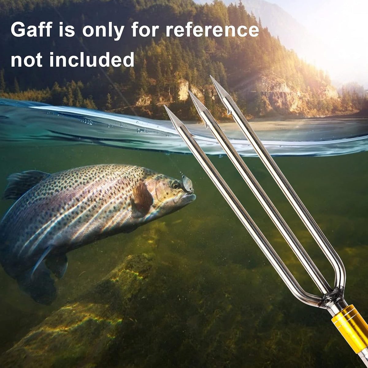 Stainless Steel Fishing Harpoon with Aluminum Alloy Telescopic Rod - Salt & Fresh Water Spear