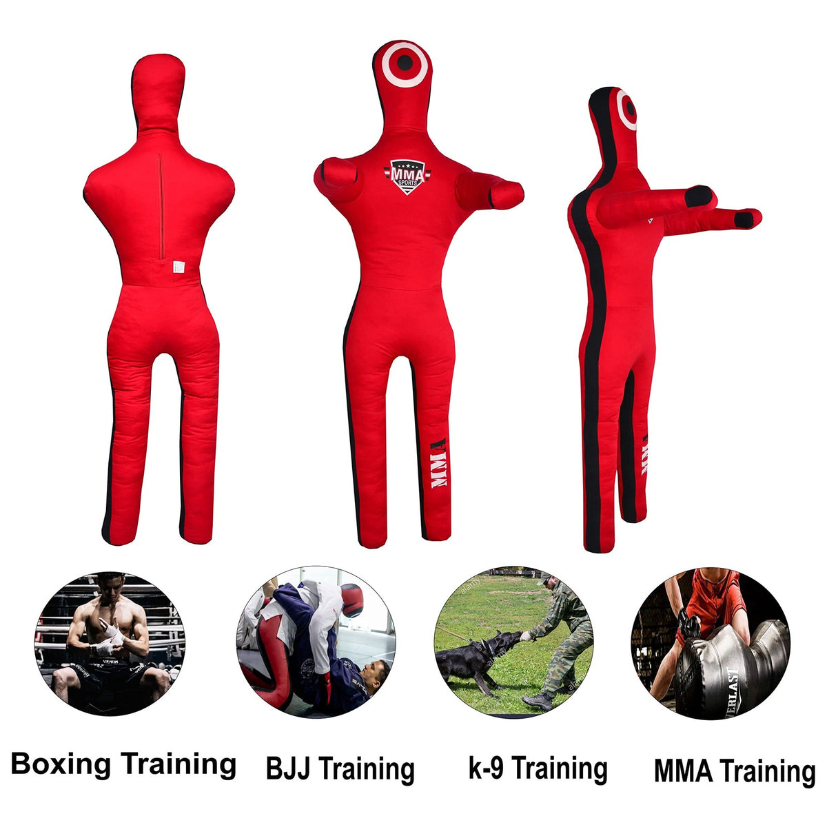 6FT Kids Grappling Dummy for Martial Arts Training - Wrestling, Jiu-Jitsu, MMA