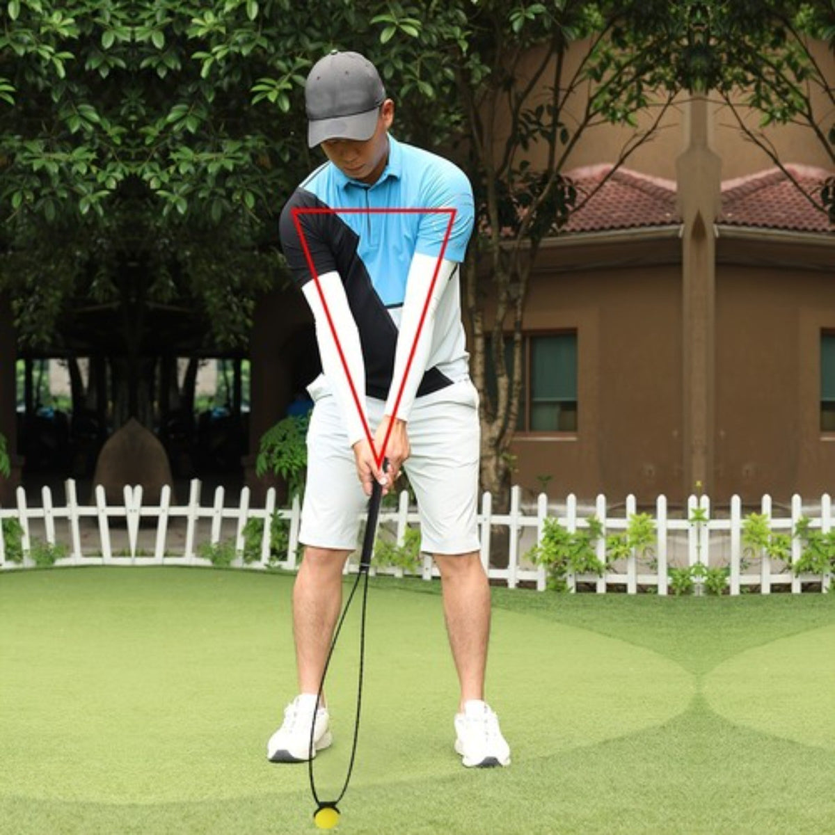 Golf Swing Practice Rope Trainer for Rhythm Improvement